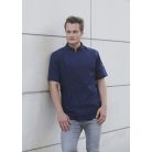 Karlowsky NAVY MODERN-LOOK lélegző 95C-on mosható rövidúujjú férfi séf kabát - munkaruha