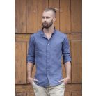 Karlowsky VINTAGEBLUE JEANS-STYLE lélegző farmer anyagú hosszúujjú férfi séfing - munkaruha