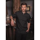 Karlowsky BLACK GREEN-GENERATION lélegző újrahasznosított anyagú rövidujjú férfi séf ing - munkaruha