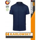 Karlowsky STEEL GREEN-GENERATION lélegző újrahasznosított anyagú rövidujjú férfi séf ing - munkaruha