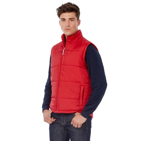 B&C BODYWARMER férfi bélelt mellény - munkaruha