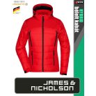 James & Nicholson HYBRID RED női technikai bélelt kabát - munkaruha