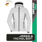 James & Nicholson HYBRID WHITE női technikai bélelt kabát - munkaruha