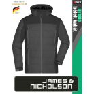 James & Nicholson HYBRID BLACK férfi technikai bélelt kabát - munkaruha