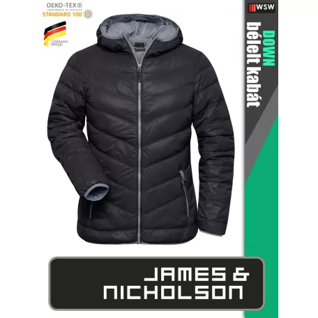James & Nicholson DOWN BLACK női technikai bélelt kabát - munkaruha