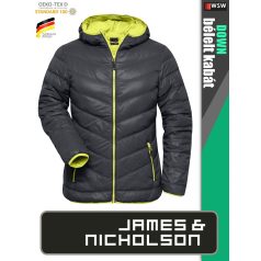   James & Nicholson DOWN CARBON női technikai bélelt kabát - munkaruha