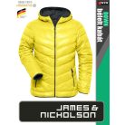 James & Nicholson DOWN YELLOW női technikai bélelt kabát - munkaruha