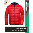 James & Nicholson DOWN RED férfi technikai bélelt kabát - munkaruha