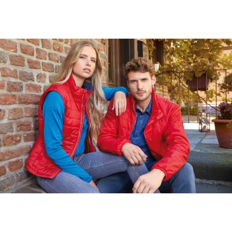 James & Nicholson PADDED BLACK férfi technikai bélelt kabát - munkaruha