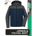 James & Nicholson WINTER NAVY férfi technikai bélelt kabát - munkaruha