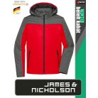 James & Nicholson WINTER RED férfi technikai bélelt kabát - munkaruha