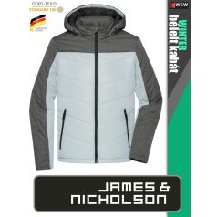   James & Nicholson WINTER SILVER férfi technikai bélelt kabát - munkaruha