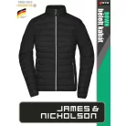 James & Nicholson DOWN BLACK női technikai bélelt kabát - munkaruha