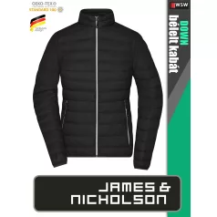   James & Nicholson DOWN BLACK női technikai bélelt kabát - munkaruha