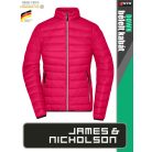 James & Nicholson DOWN MAGENTA női technikai bélelt kabát - munkaruha