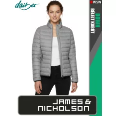   James & Nicholson DOWN SILVER női technikai bélelt kabát - munkaruha