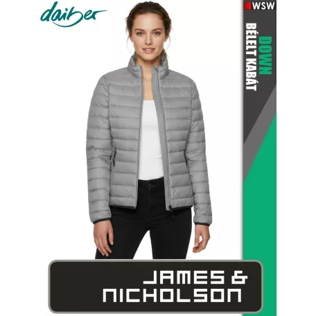 James & Nicholson DOWN SILVER női technikai bélelt kabát - munkaruha