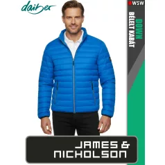   James & Nicholson DOWN BLUE férfi technikai bélelt kabát - munkaruha