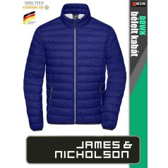   James & Nicholson DOWN INDIGO férfi technikai bélelt kabát - munkaruha
