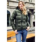 James & Nicholson DOWN THERMIC FLAME női technikai bélelt kapucnis kabát - munkaruha