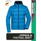James & Nicholson DOWN THERMIC BLUE férfi technikai bélelt kapucnis kabát - munkaruha