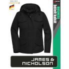 James & Nicholson BUSINESS BLACK női technikai bélelt kabát - munkaruha