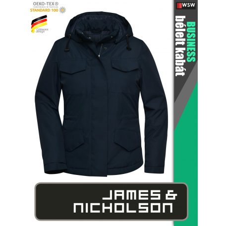 James & Nicholson BUSINESS NAVY női technikai bélelt kabát - munkaruha