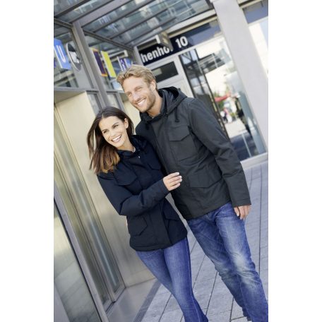 James & Nicholson BUSINESS BLACK férfi technikai bélelt kabát - munkaruha