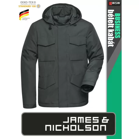 James & Nicholson BUSINESS GRAPHITE férfi technikai bélelt kabát - munkaruha