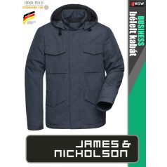   James & Nicholson BUSINESS MELANGE férfi technikai bélelt kabát - munkaruha