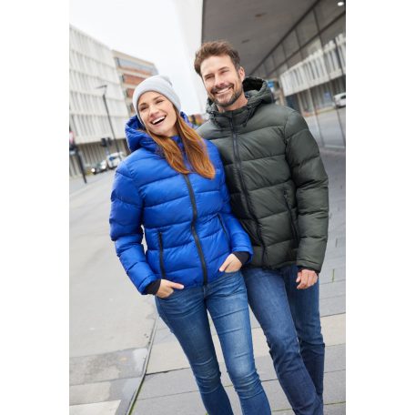 James & Nicholson PADDED DOWN BLACK férfi technikai bélelt kabát - munkaruha