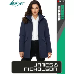  James & Nicholson BUSINESS NAVY női technikai bélelt kabát - munkaruha