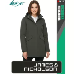   James & Nicholson BUSINESS OLIVE női technikai bélelt kabát - munkaruha