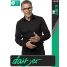 Daiber SLIMFIT BLACK prémium pamut férfi hosszúujjú ing - ruházat