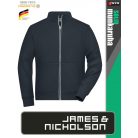 James & Nicholson SOLID CARBON technikai zippzáras pulóver - munkaruha