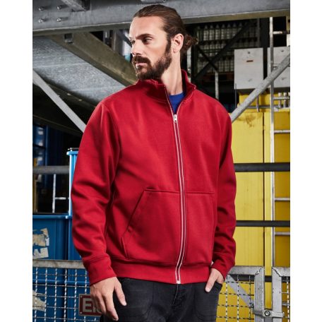 James & Nicholson SOLID DARKROYAL technikai zippzáras pulóver - munkaruha