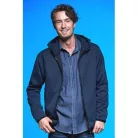 James & Nicholson KNITTED HOODIE férfi prémium polár pulóver