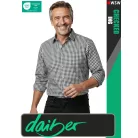 Daiber CHECKED BLACK prémium pamut hosszúujjú ing - ruházat