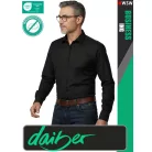 Daiber MICROTWILL BLACK vasalásmentes pamut férfi hosszúujjú ing - ruházat