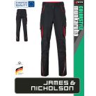 James & Nicholson COLORSTYLE CARBON technikai pamutgazdag deréknadrág - munkaruha