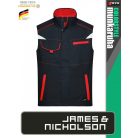 James & Nicholson COLORSTYLE CARBON technikai pamutgazdag mellény - munkaruha