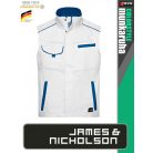 James & Nicholson COLORSTYLE WHITE technikai pamutgazdag mellény - munkaruha