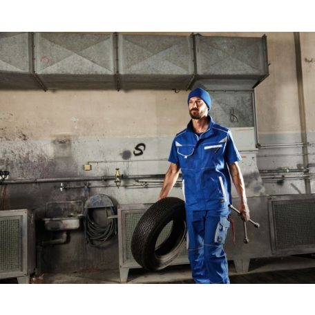 James & Nicholson COLORSTYLE WHITE technikai pamutgazdag mellény - munkaruha