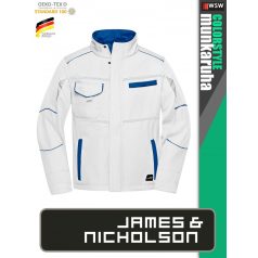   James & Nicholson COLORSTYLE WHITE technikai softshell kabát - munkaruha