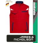 James & Nicholson COLORSTYLE RED technikai softshell mellény - munkaruha