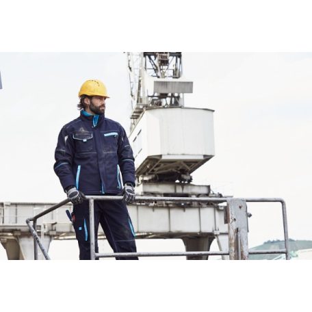 James & Nicholson COLORSTYLE RED technikai bélelt softshell kabát - munkaruha