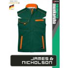 James & Nicholson COLORSTYLE DARKGREEN technikai bélelt softshell mellény - munkaruha