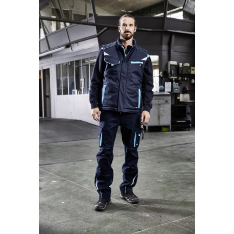 James & Nicholson COLORSTYLE DARKGREEN technikai bélelt softshell mellény - munkaruha