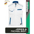 James & Nicholson COLORSTYLE WHITE technikai bélelt softshell mellény - munkaruha