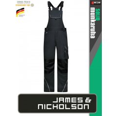   James & Nicholson SOLID CARBON technikai kopásálló kantárosnadrág - munkaruha